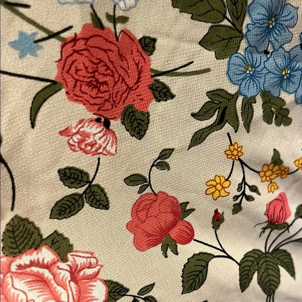 Johnny Was Floral Kimono with Fringe - Picture 7 of 9